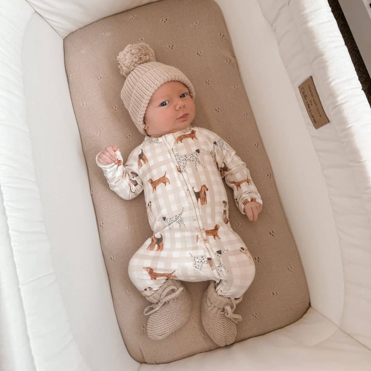 Blossom & Pear Bamboo Growsuit - Puppy Picnic - Image 11