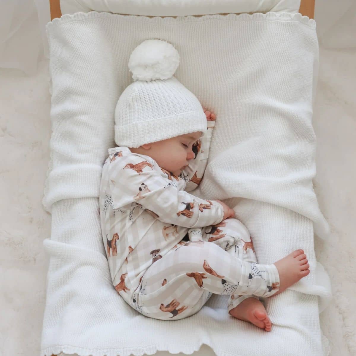 Blossom & Pear Bamboo Growsuit - Puppy Picnic - Image 5