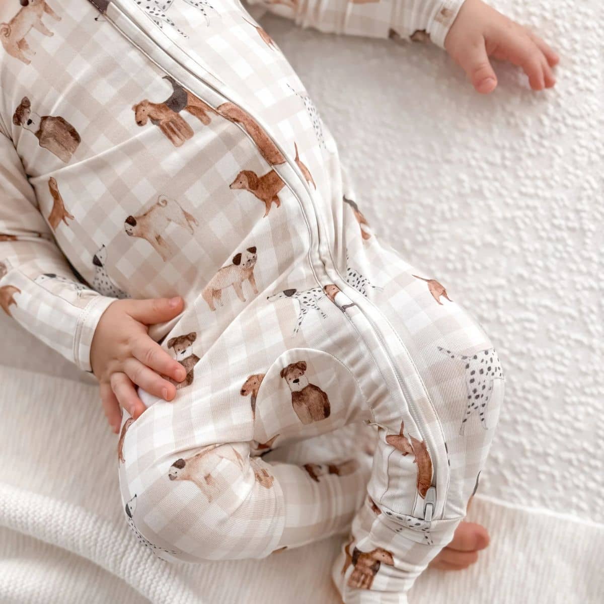 Blossom & Pear Bamboo Growsuit - Puppy Picnic - Image 6
