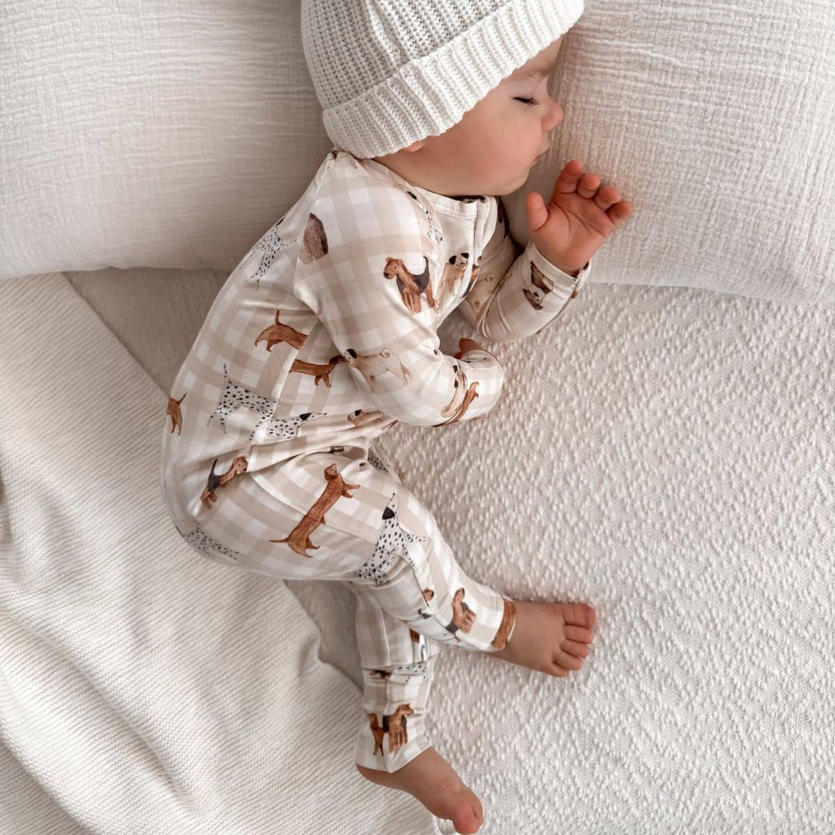 Blossom & Pear Bamboo Growsuit - Puppy Picnic - Image 7