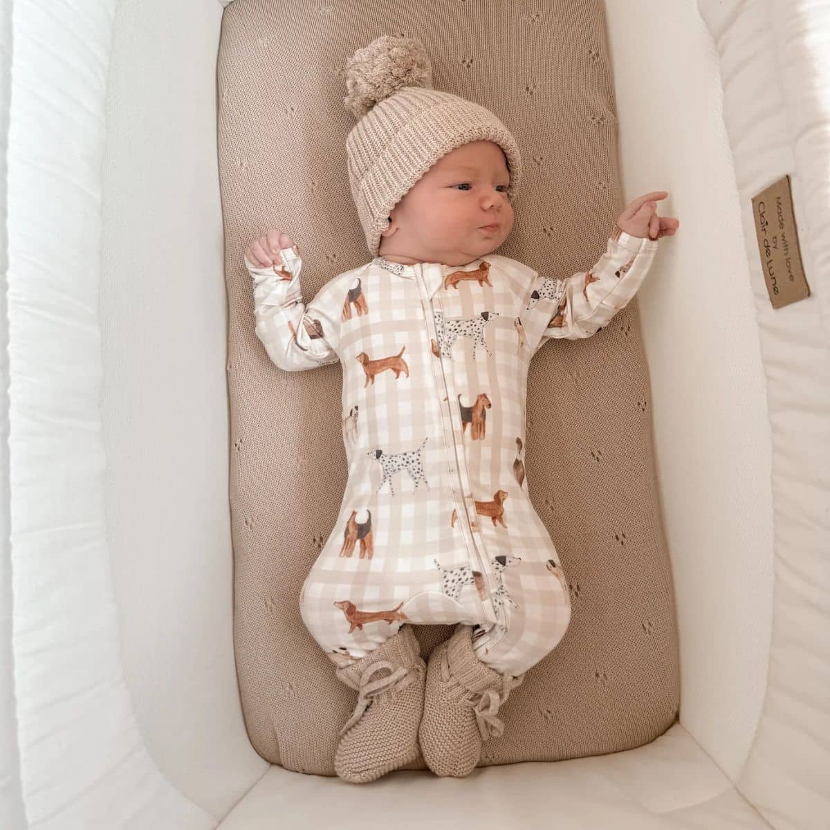 Blossom & Pear Bamboo Growsuit - Puppy Picnic - Image 9