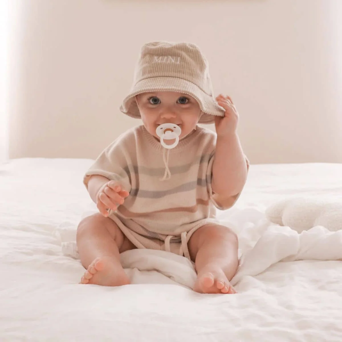 Blossom & Pear Corduroy Bucket Hat - Mini - Baby Size - Image 2