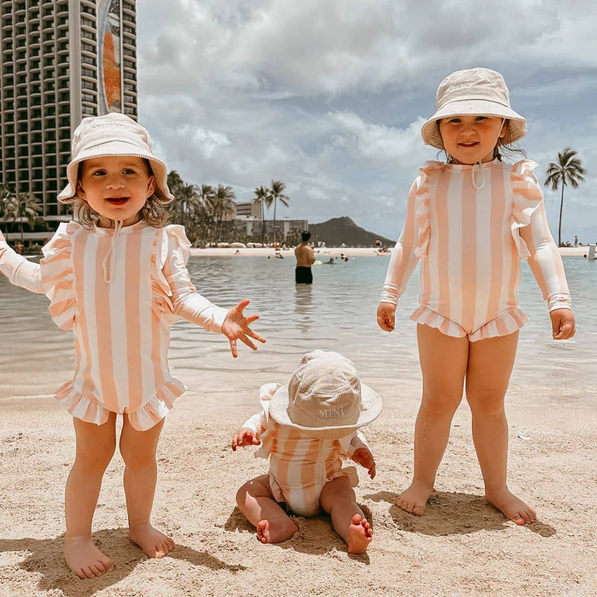 Blossom & Pear Corduroy Bucket Hat - Mini - Baby Size - Image 4