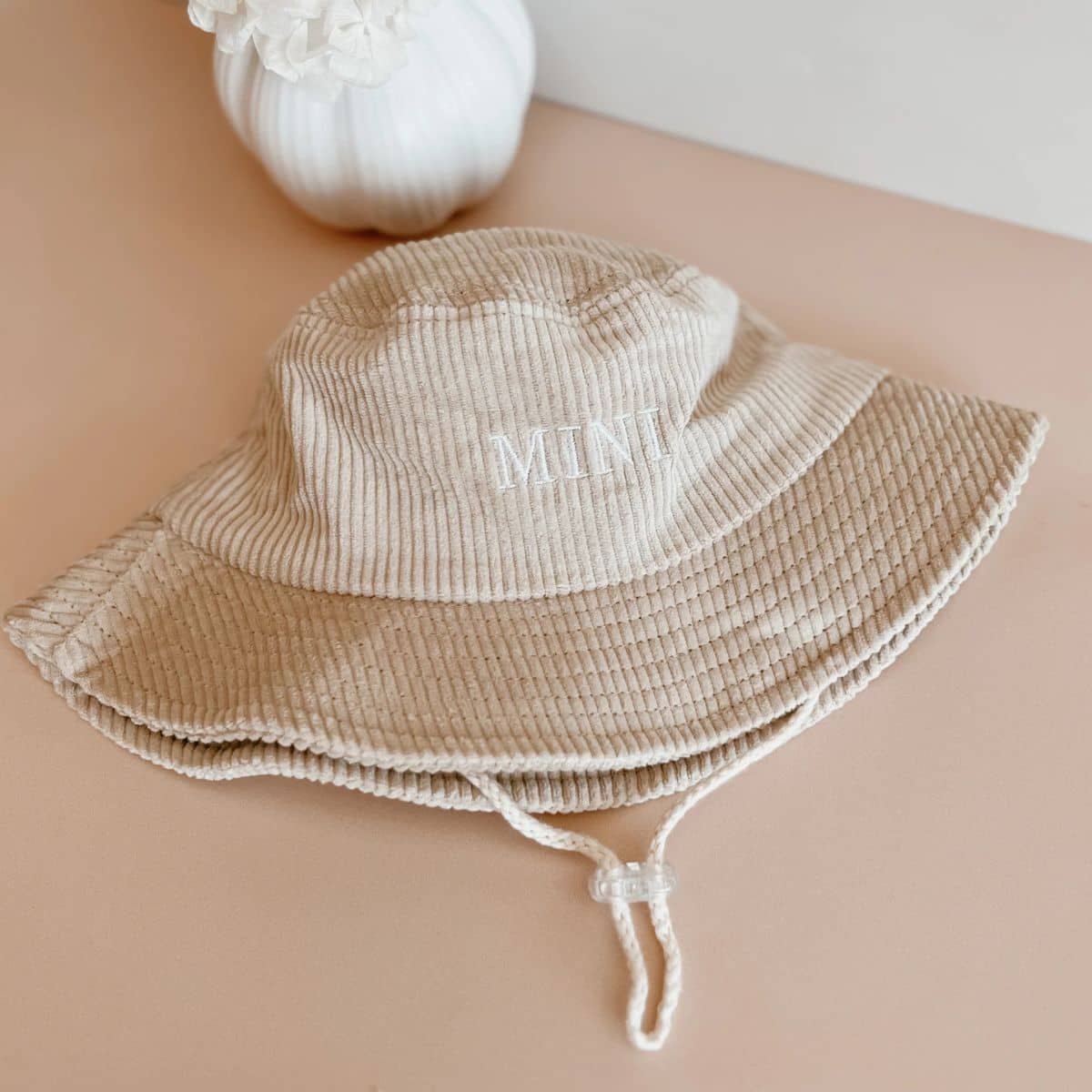 Blossom & Pear Corduroy Bucket Hat - Mini - Baby Size - Image 5