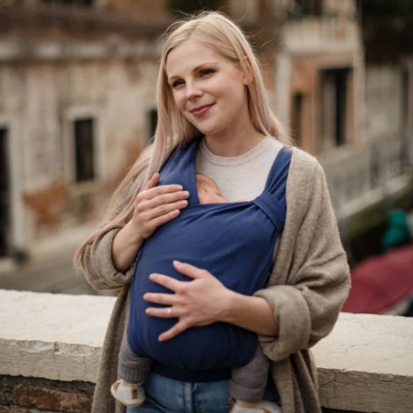 Boba Bliss Buckled Wrap Carrier v2 - Navy - Image 5