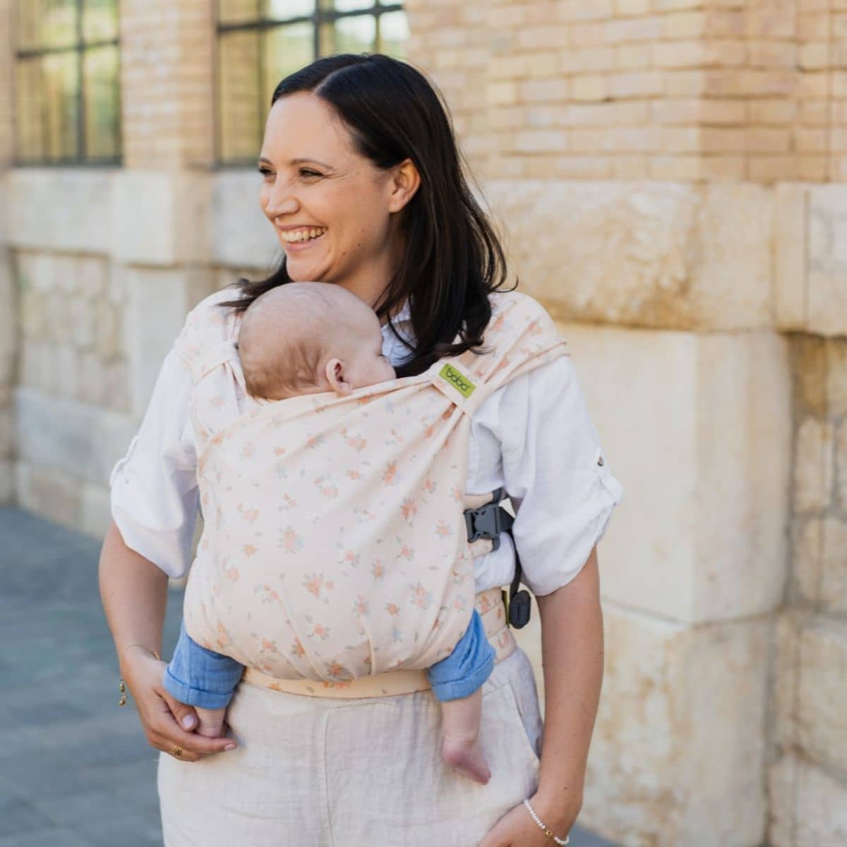 Boba Bliss Buckled Wrap Carrier v2 - Posy - Image 3