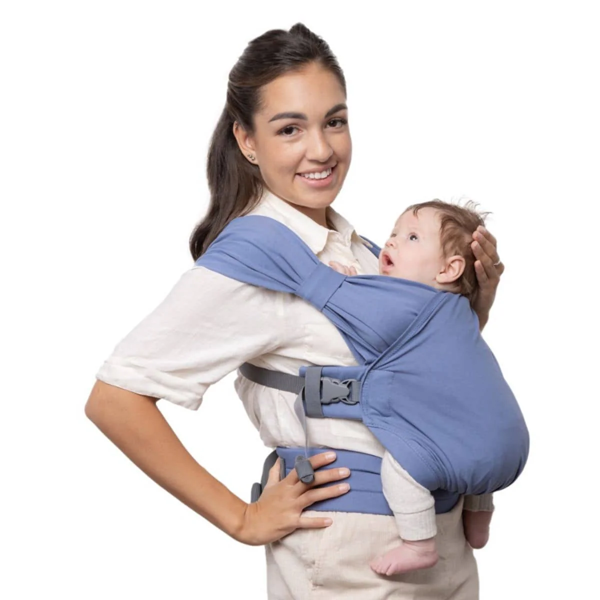 Boba Bliss Buckled Wrap Carrier v2 - Vintage Navy - Image 2