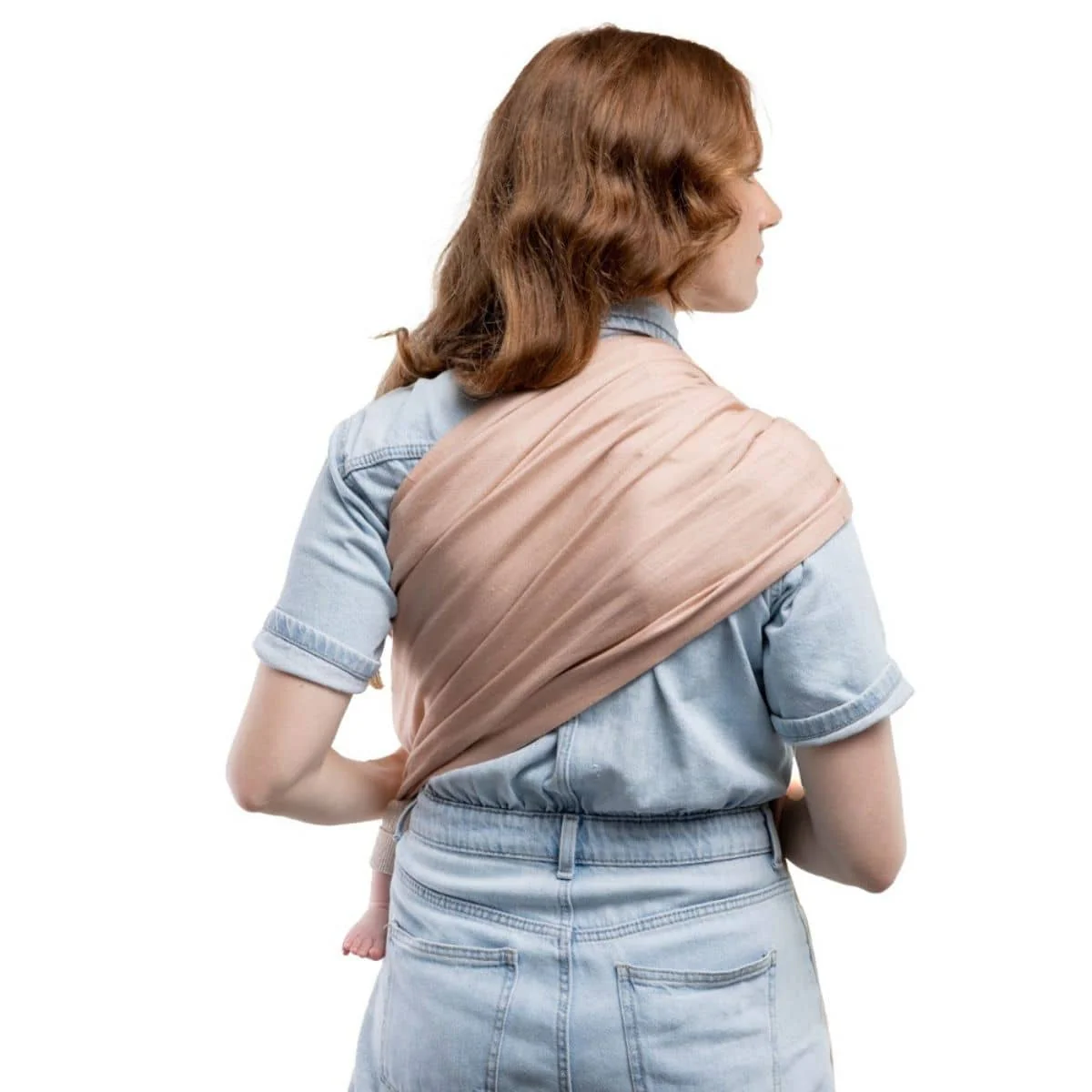 Boba Linen Ring Sling - Peony - Image 6