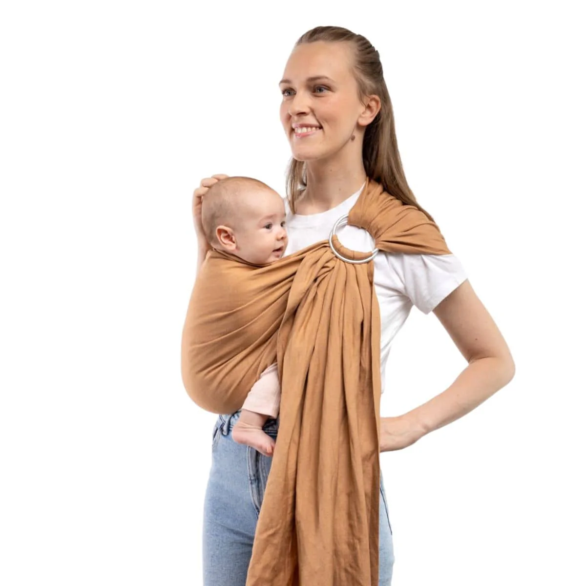 Boba Linen Ring Sling - Rye - Image 5