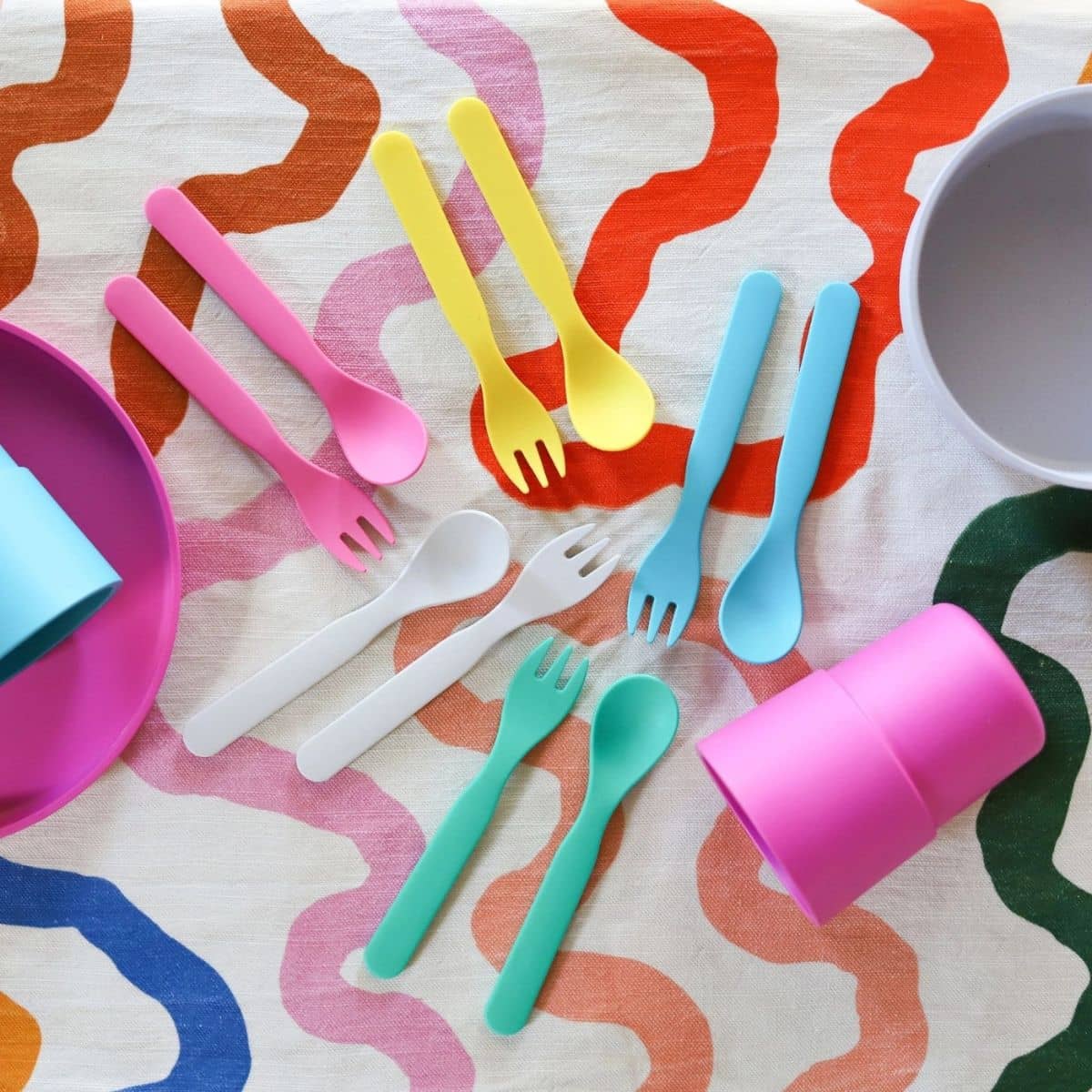 Bobo & Boo Plant-Based Cutlery Set - Image 2