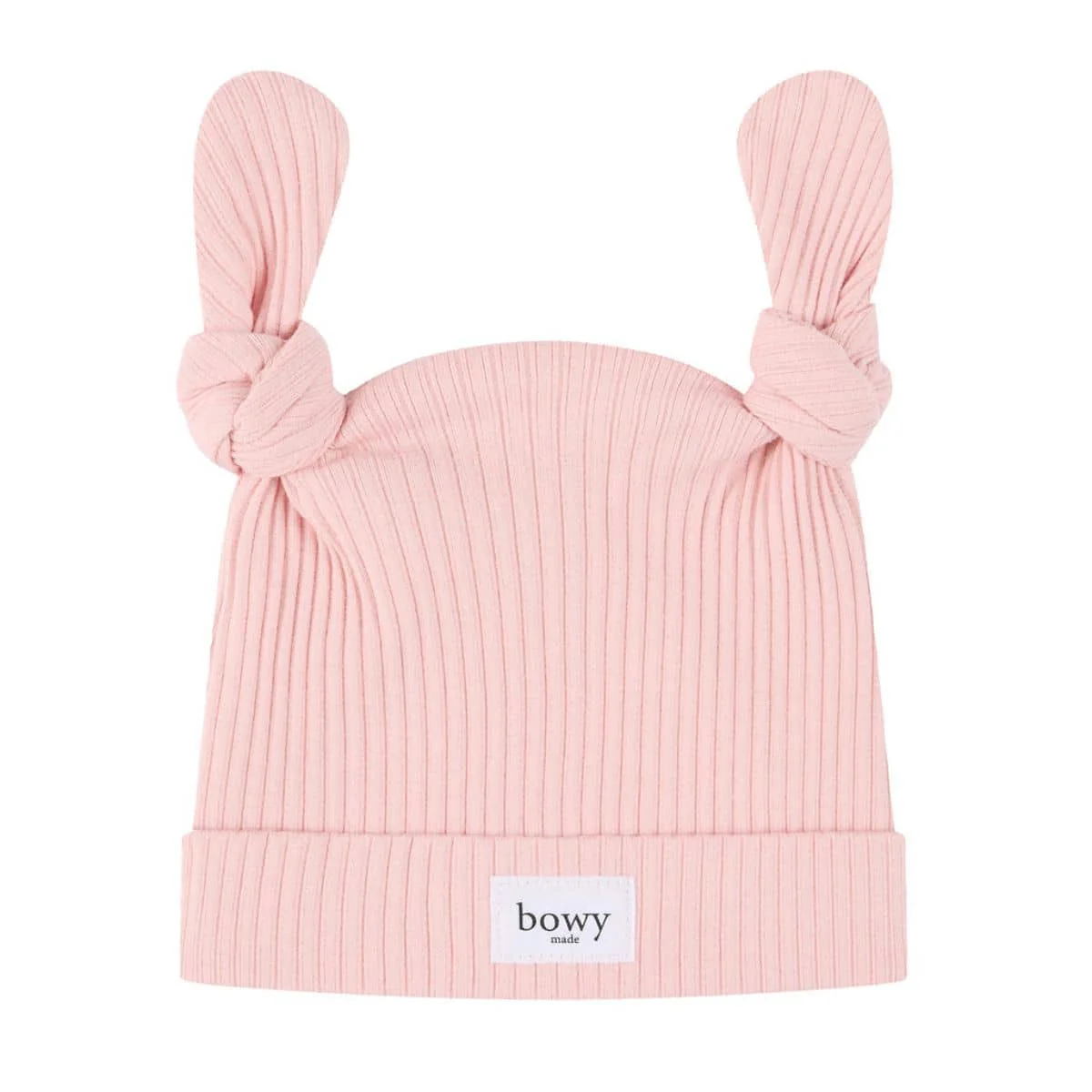 Bowy Made Double Knot Beanie - Dusty Pink
