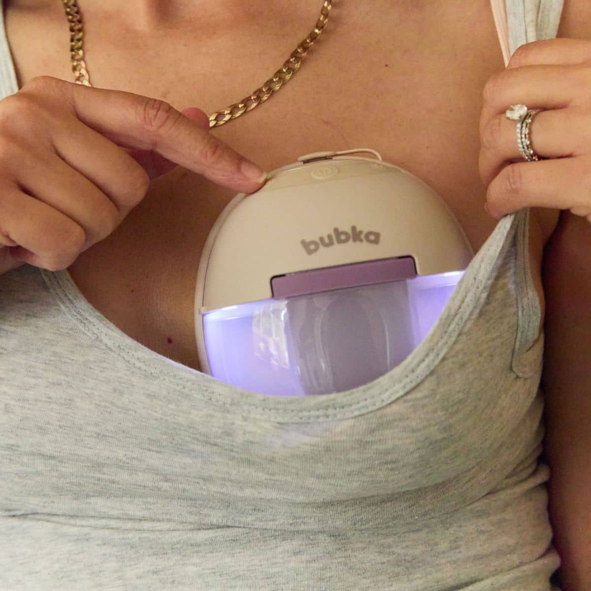 Bubka Glow Wearable Double Breast Pump Kit - Image 2
