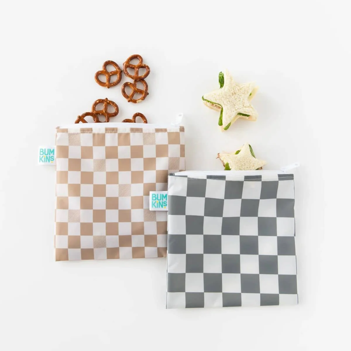 Bumkins Large Snack Bags - Double Check - Image 3