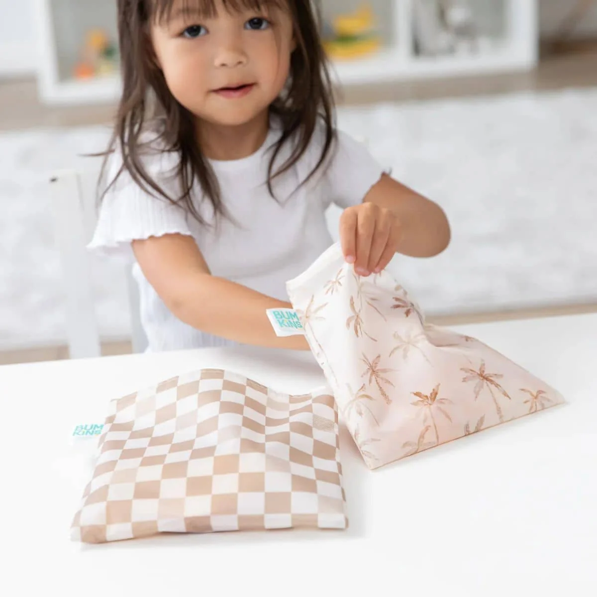 Bumkins Large Snack Bags - Palm Check - Image 6