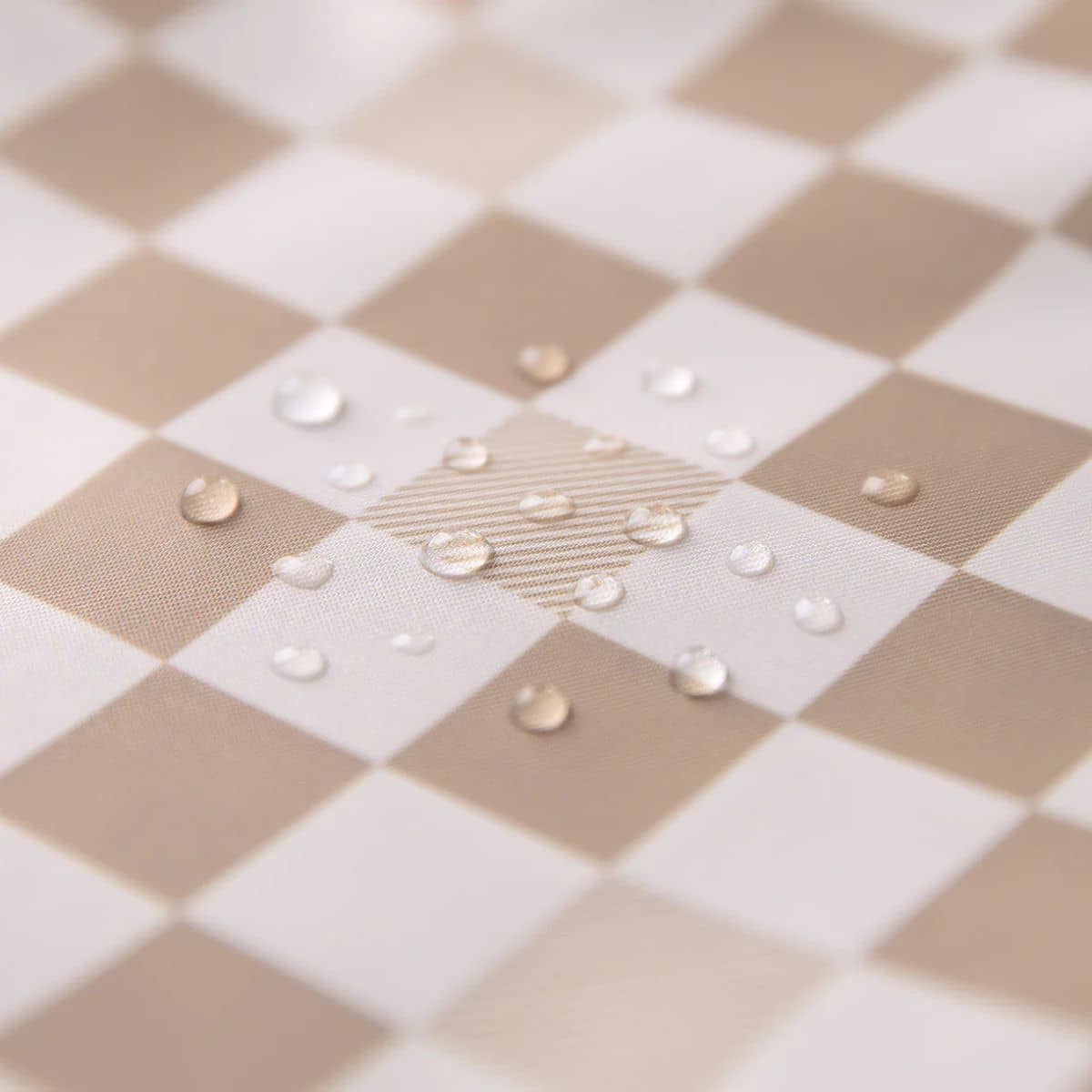 Bumkins Waterproof Sleeved Bib - Sand Check - Image 13