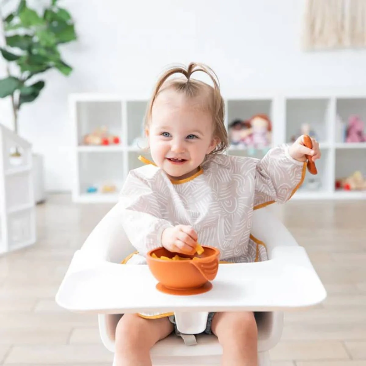 Bumkins Waterproof Sleeved Bib - Wander - Image 2