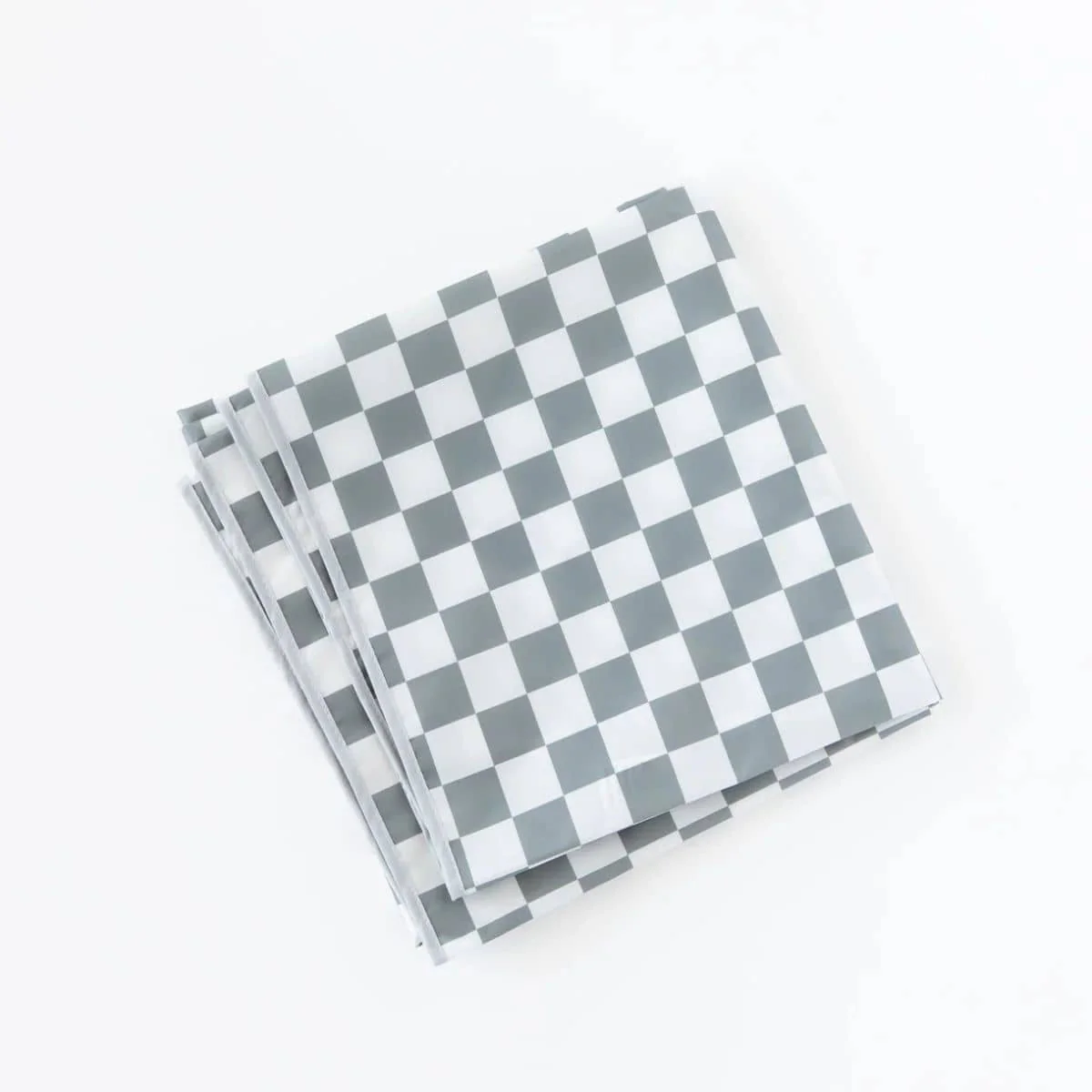 Bumkins Waterproof Splat Mat - Charcoal Check - Image 11
