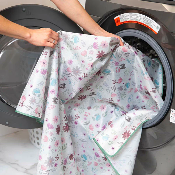 Bumkins Waterproof Splat Mat - Floral - Image 4