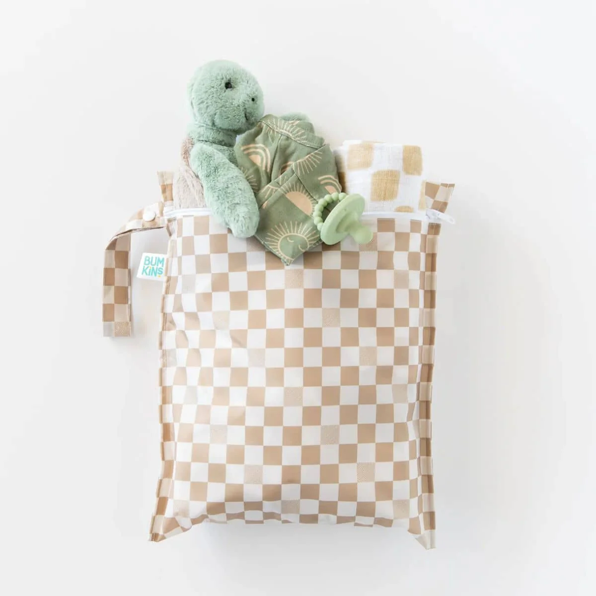 Bumkins Wet Bag - Sand Check - Image 3