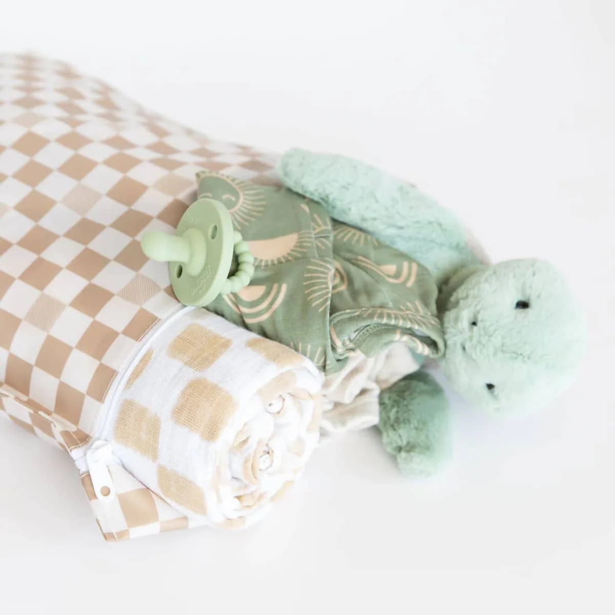 Bumkins Wet Bag - Sand Check - Image 7