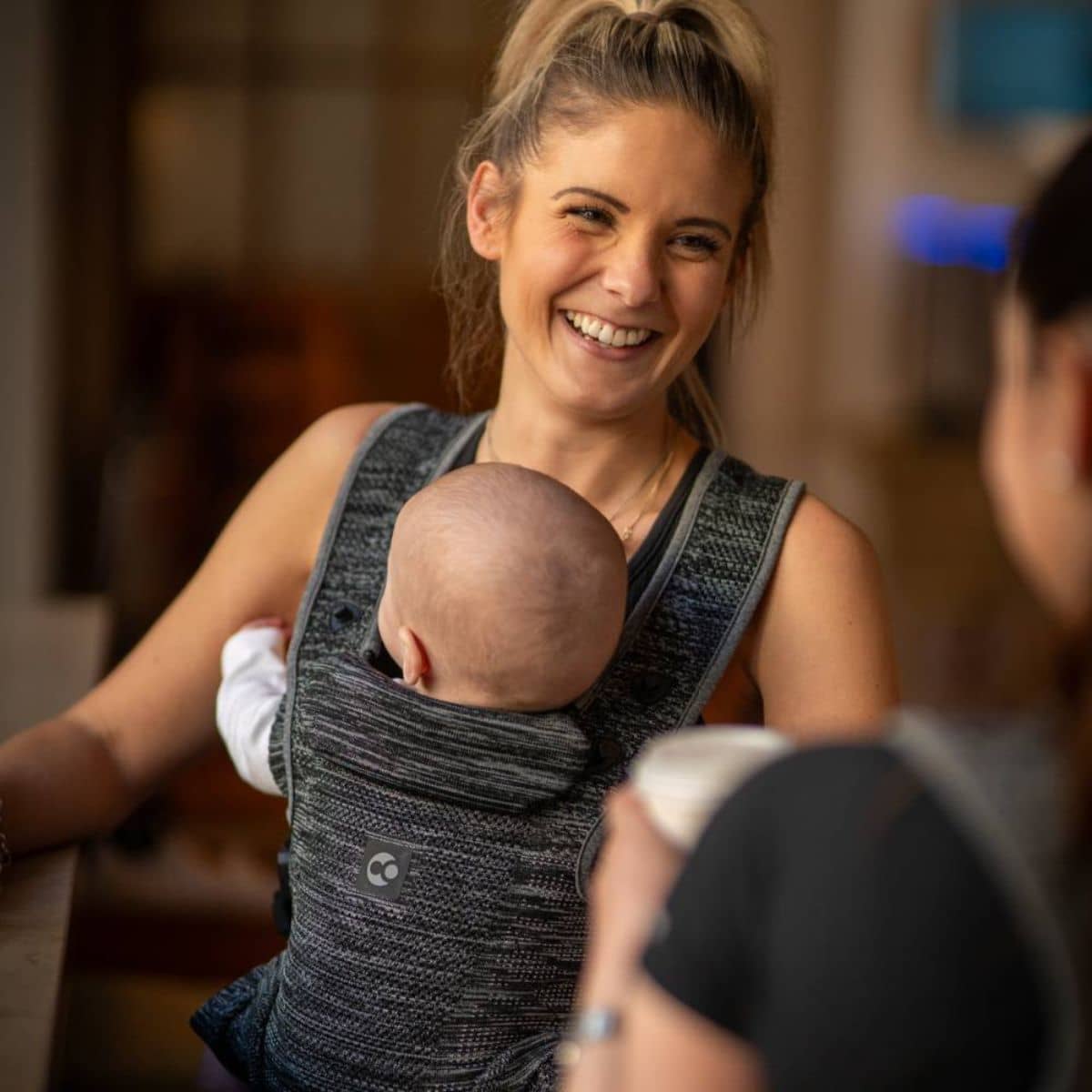Carifit+ Multi-Position Core Baby Carrier - Slate Grey - Image 13