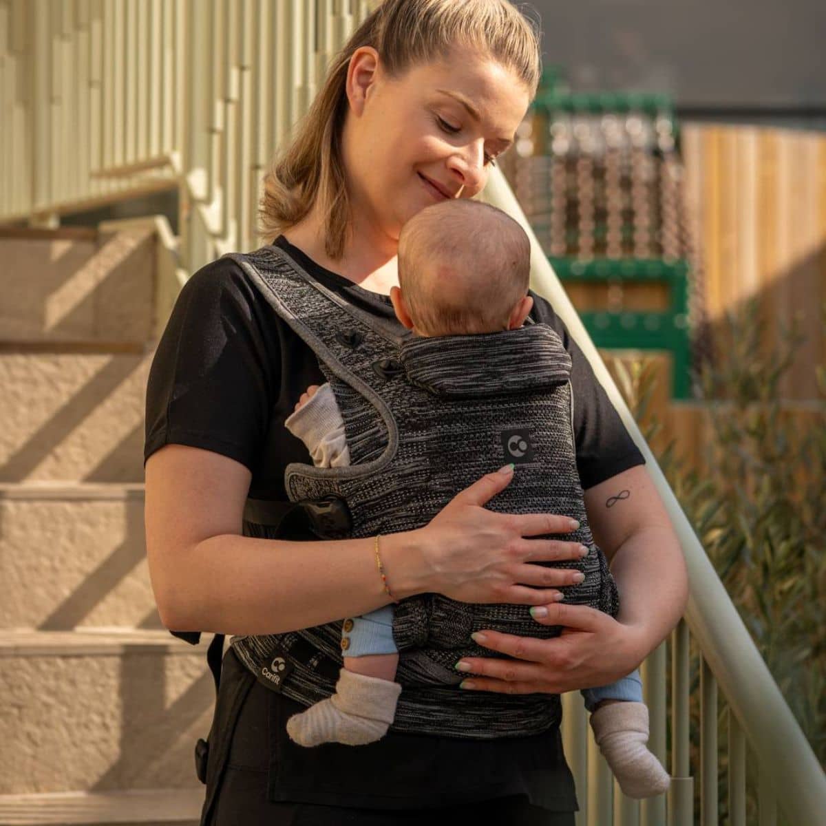 Carifit+ Multi-Position Core Baby Carrier - Slate Grey - Image 3