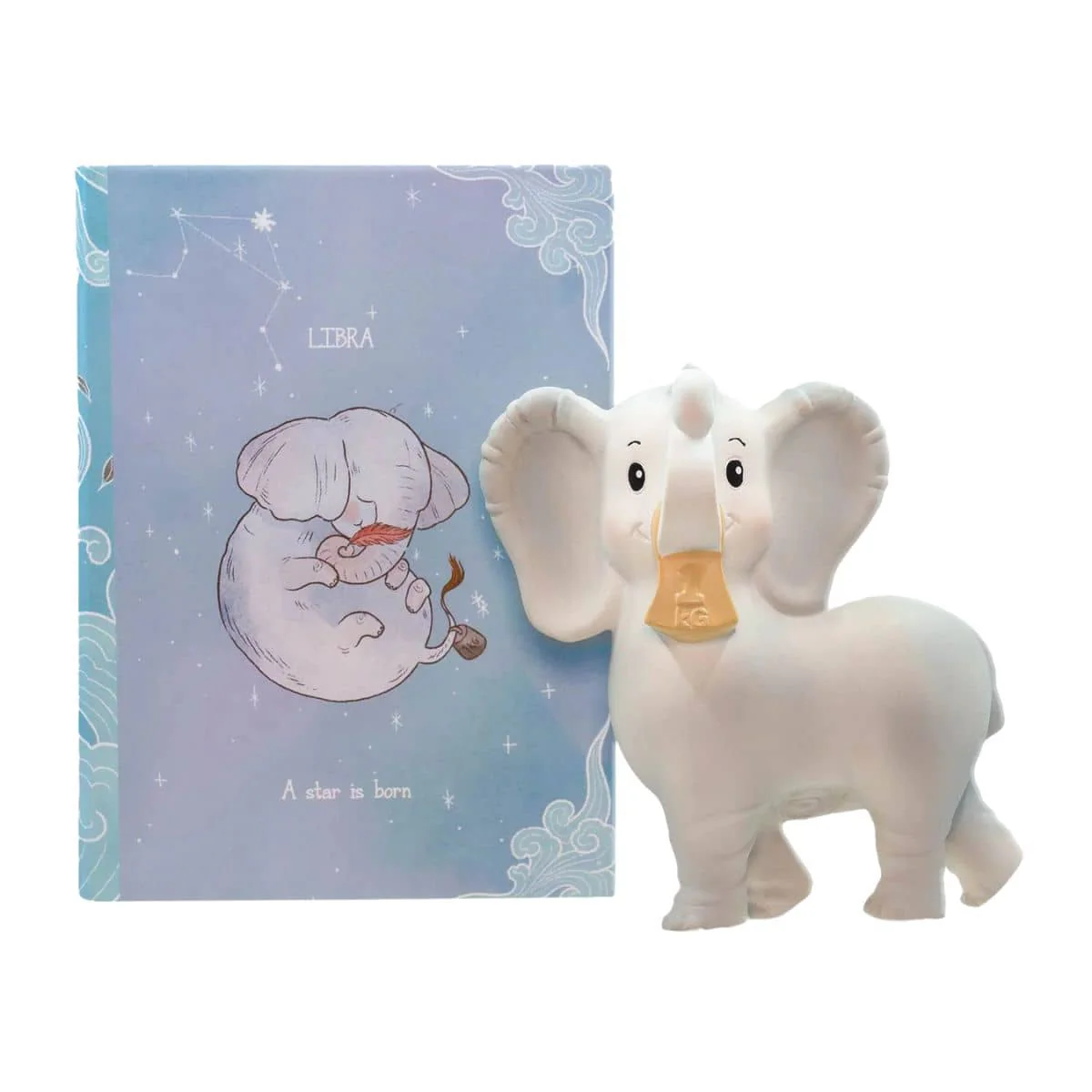 Chabil Zodiac Star Sign Natural Rubber Teether - Libra - Image 3