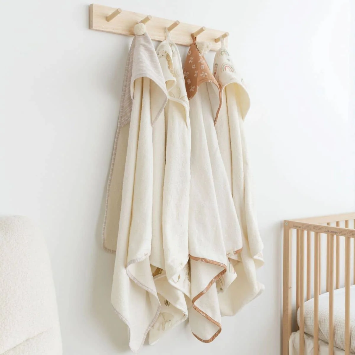 Crane Baby Hooded Towel - Cove Dot - Image 4