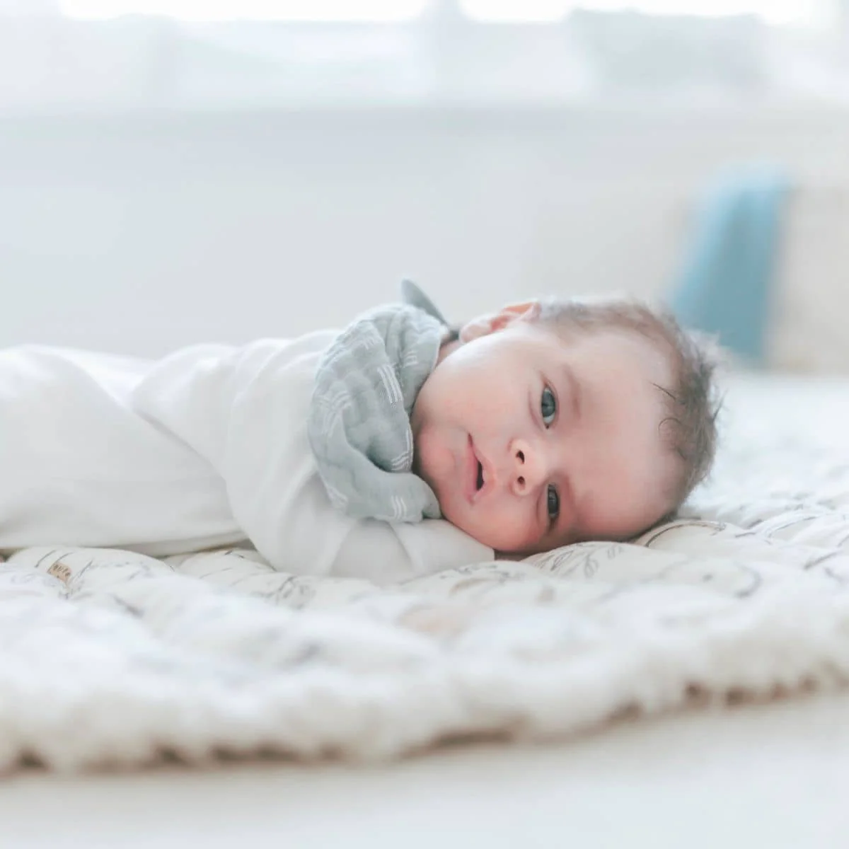 Crane Baby Muslin Bib Set - Ezra - Image 2