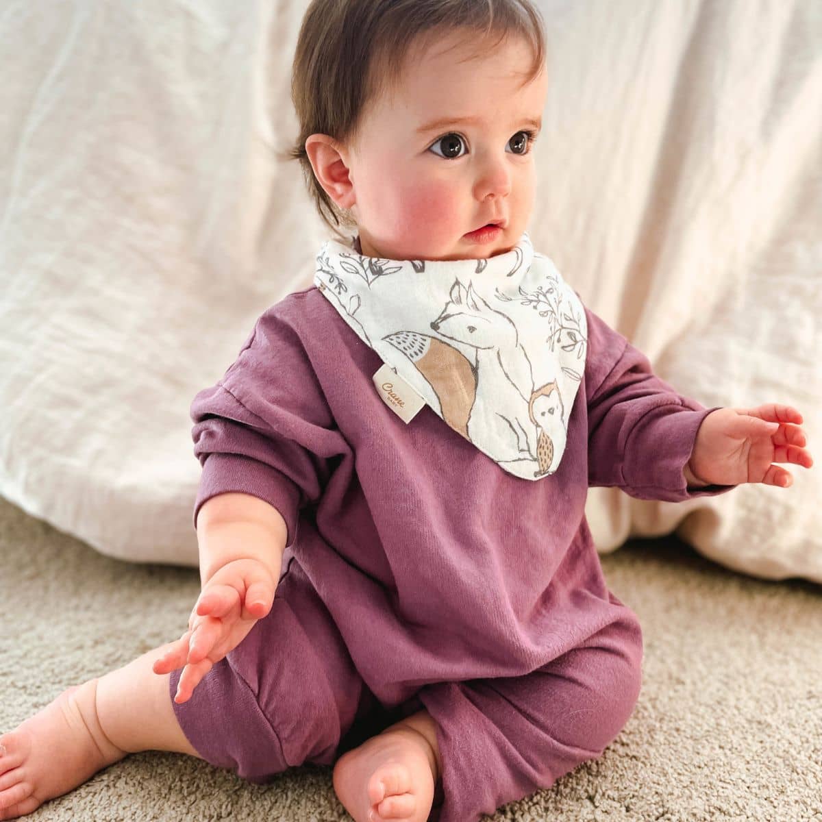 Crane Baby Muslin Bib Set - Ezra - Image 4