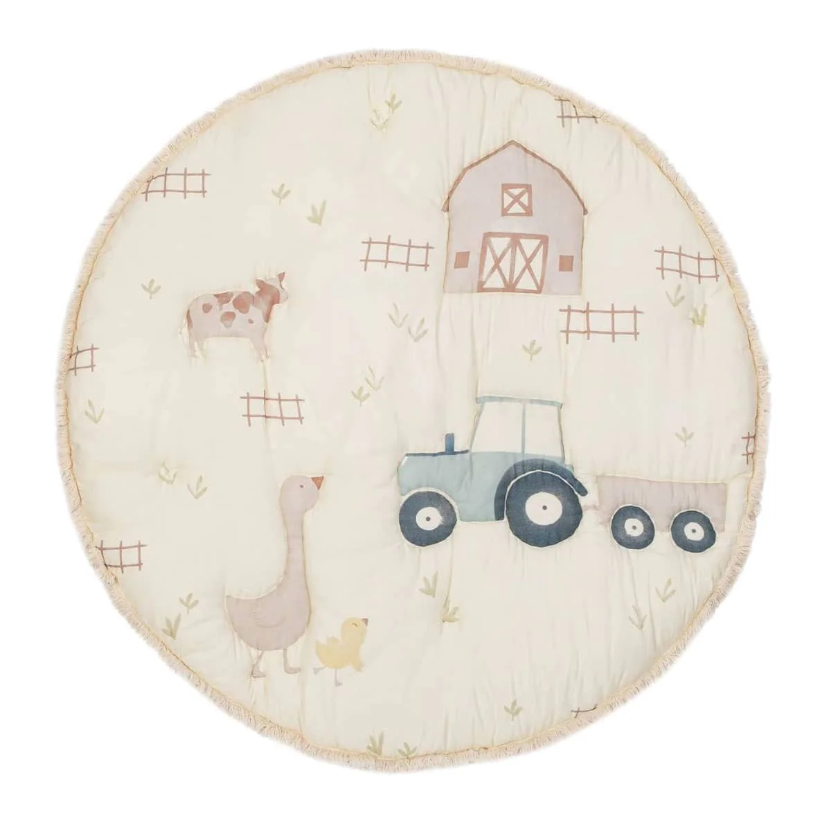 Crane Baby Quilted Baby Play Mat - Charlie Farmhouse