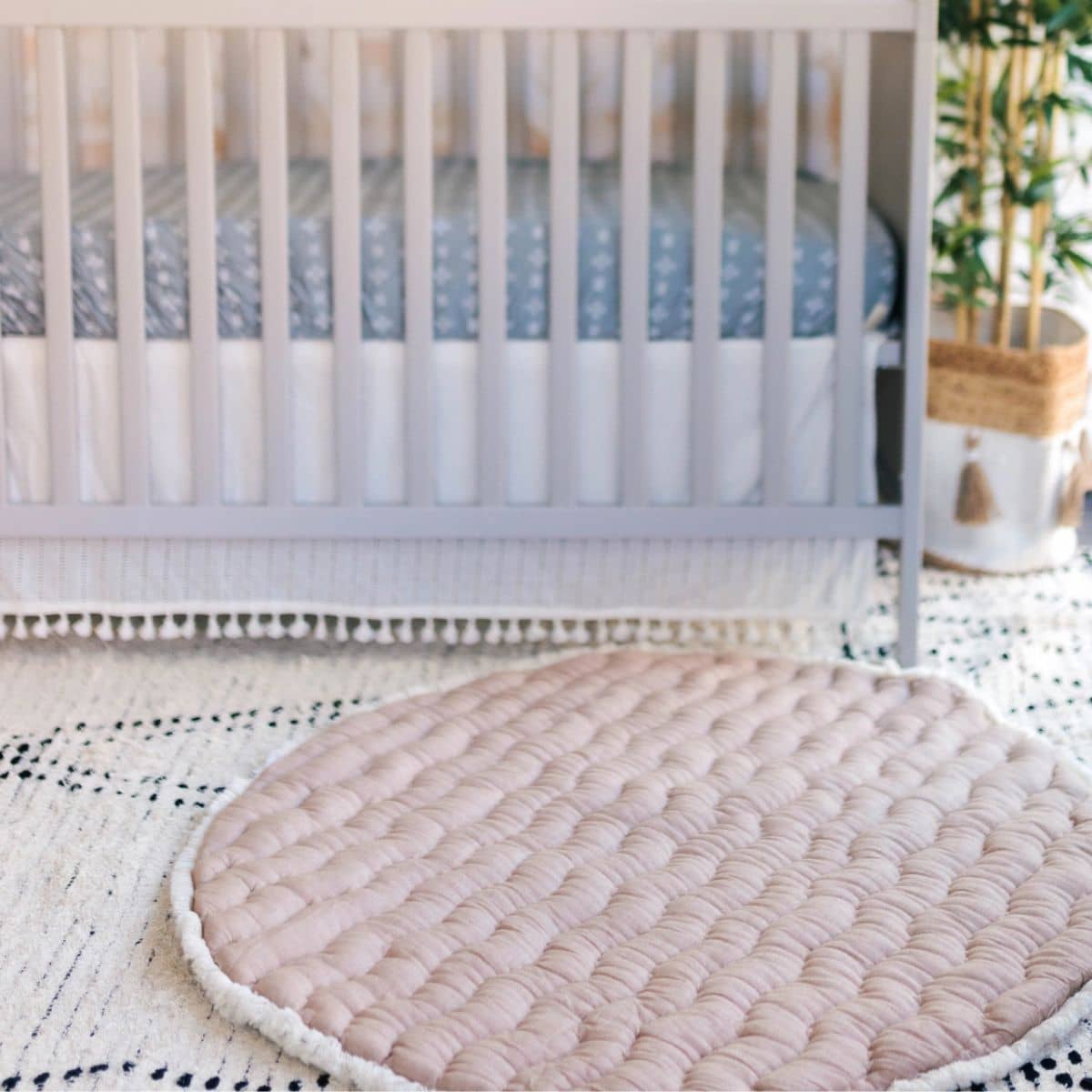 Crane Baby Quilted Baby Play Mat - Ezra - Image 10