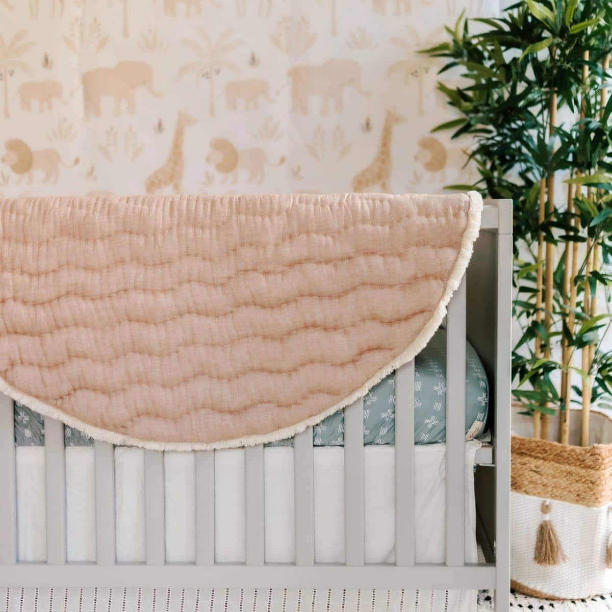 Crane Baby Quilted Baby Play Mat - Ezra - Image 4