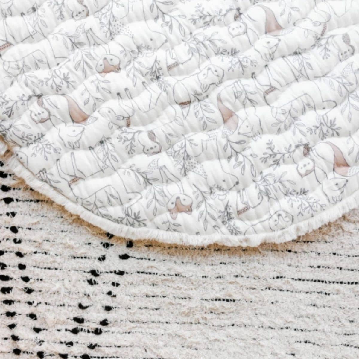 Crane Baby Quilted Baby Play Mat - Ezra - Image 8