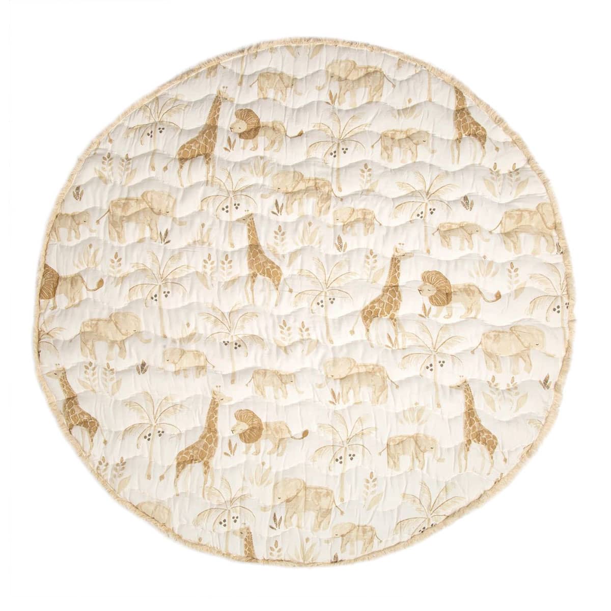 Crane Baby Quilted Baby Play Mat - Kendi