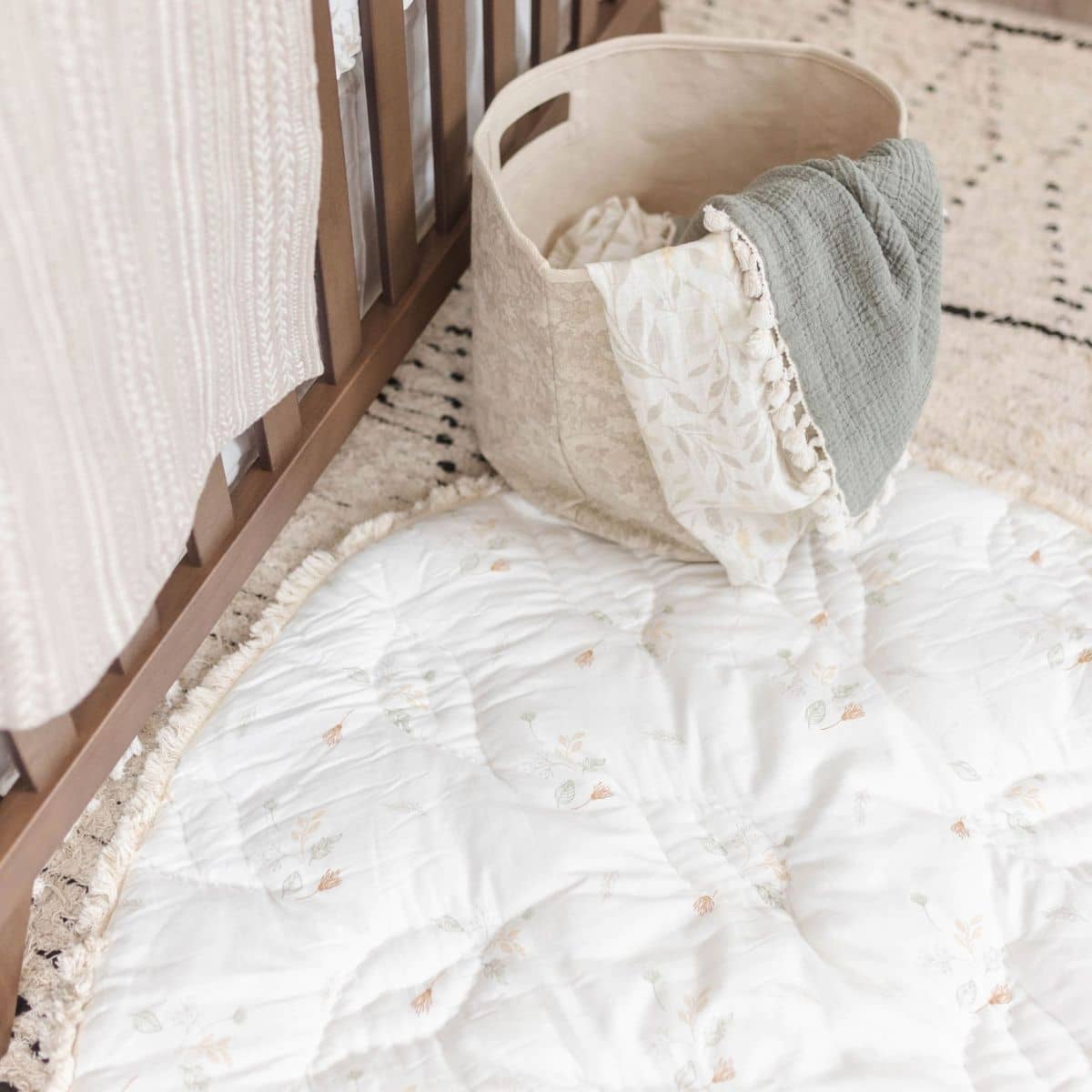Crane Baby Quilted Baby Play Mat - Willow - Image 6