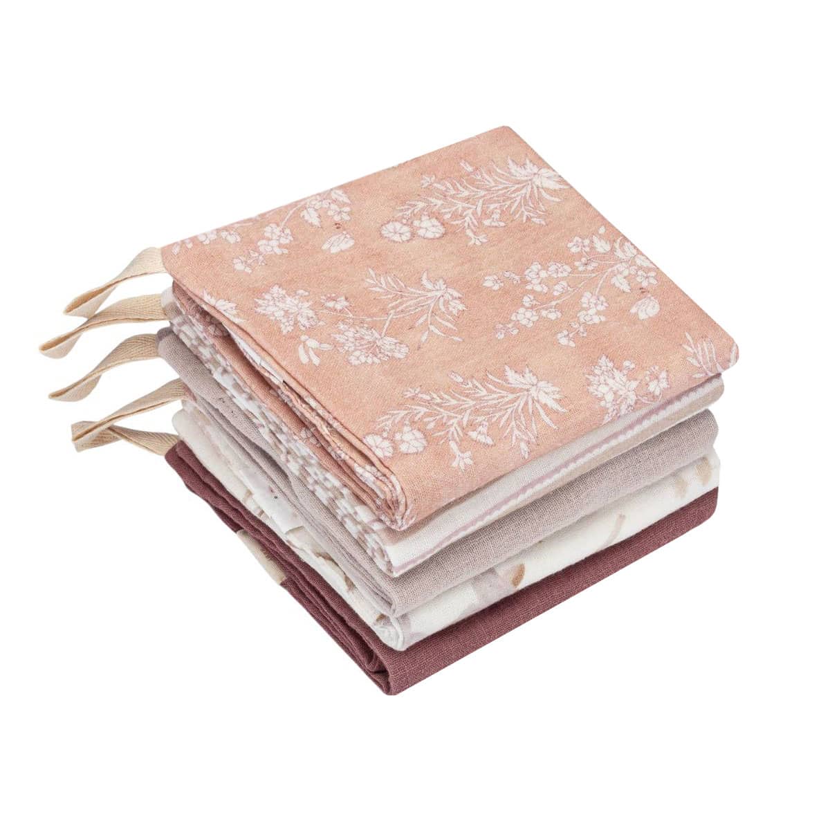 Crane Baby Wash Cloth Set - Violet Floral - Image 5