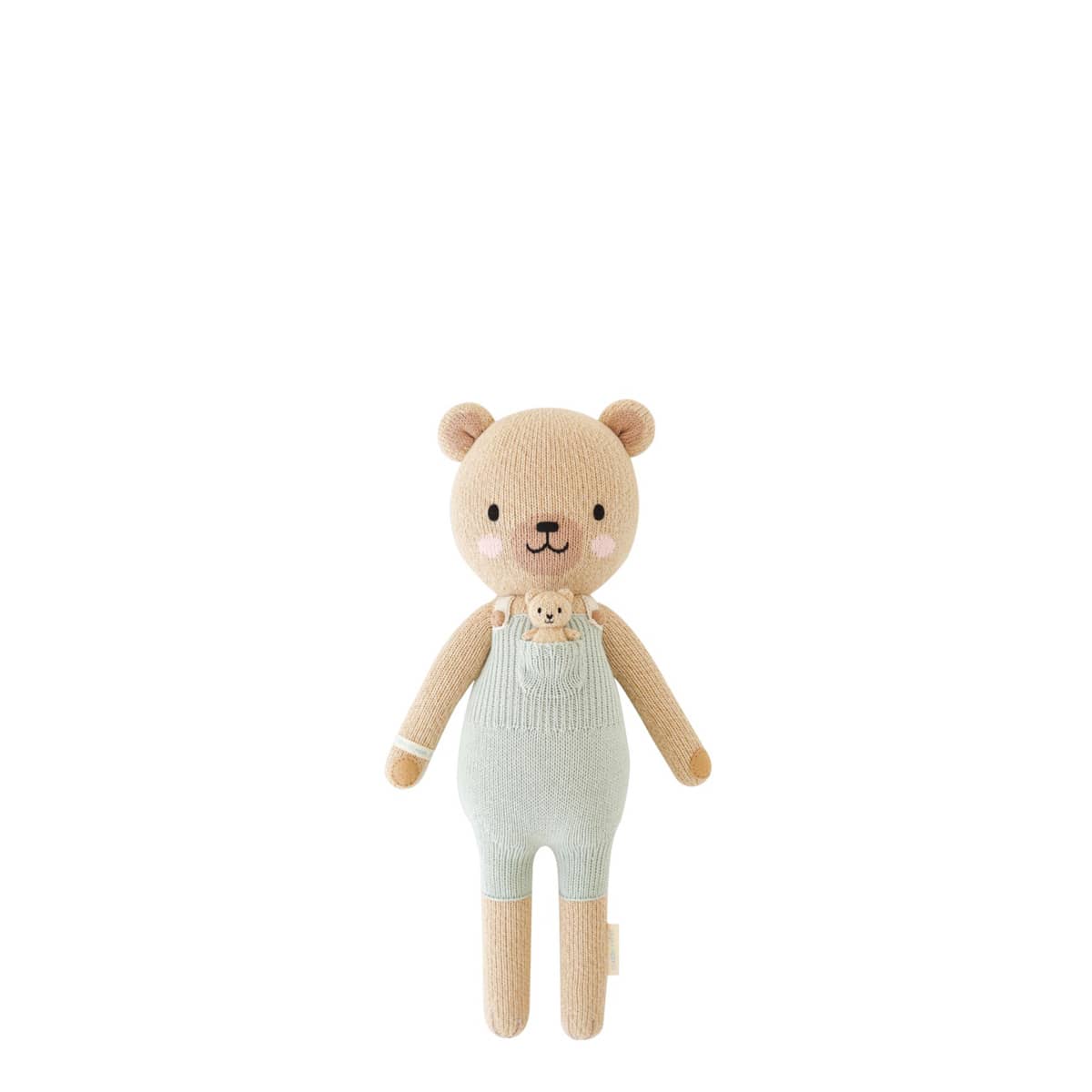 Cuddle + Kind Hand-Knit Doll - Alexander the Honey Bear - Image 5