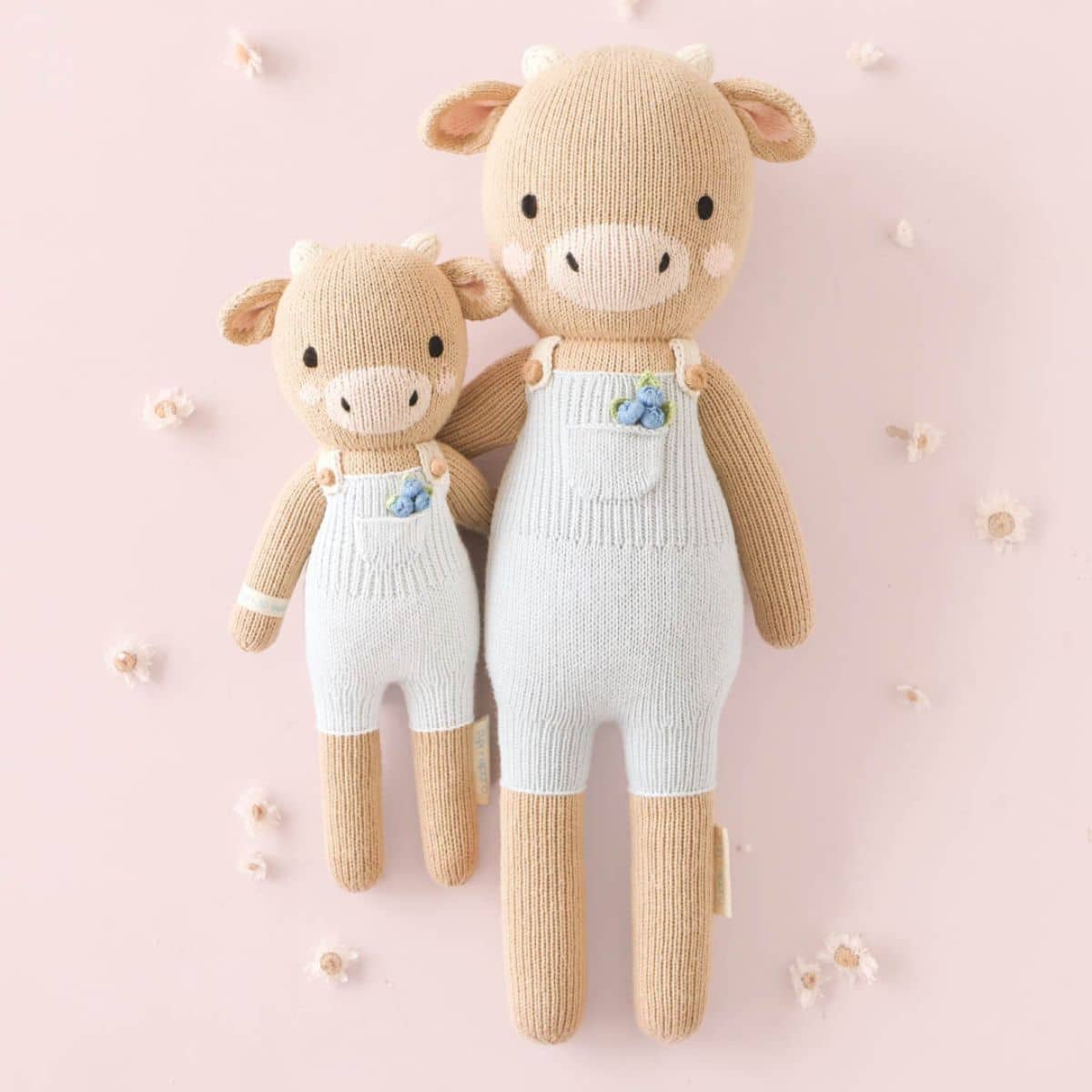 Cuddle + Kind Hand-Knit Doll - Asher the Cow - Image 4