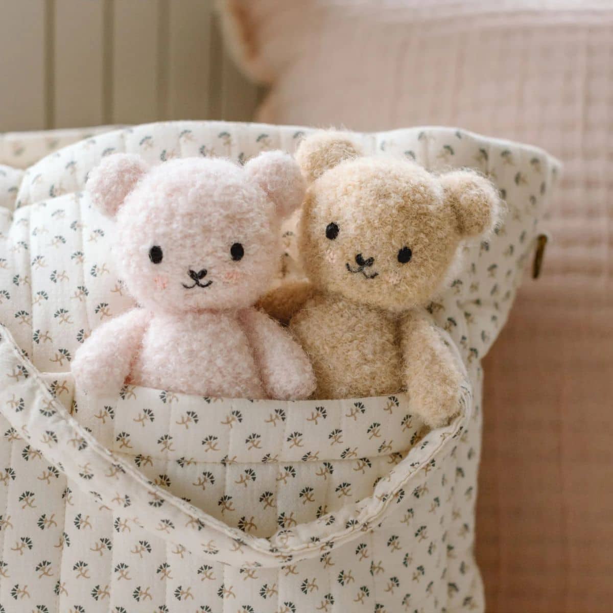 Cuddle + Kind Hand-Knit Doll - Baby Bouclé Bear (honey) - Image 6