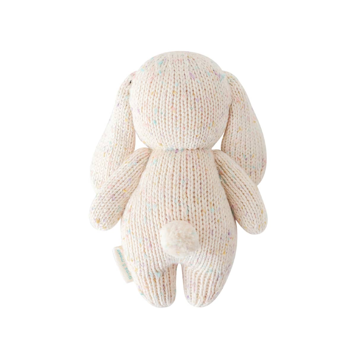 Cuddle + Kind Hand-Knit Doll - Baby Bunny (confetti) - Image 4