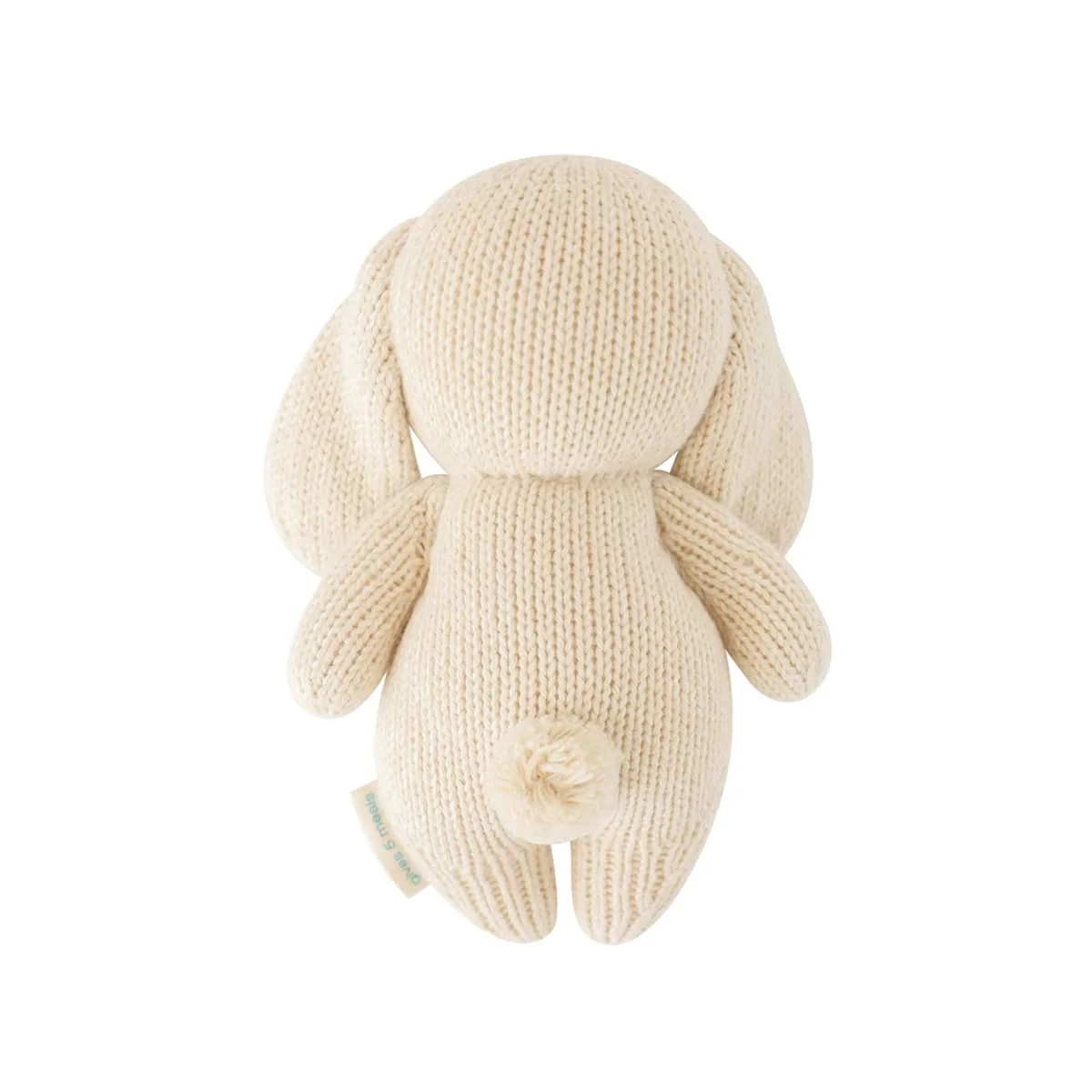 Cuddle + Kind Hand-Knit Doll - Baby Bunny (oatmeal) - Image 5