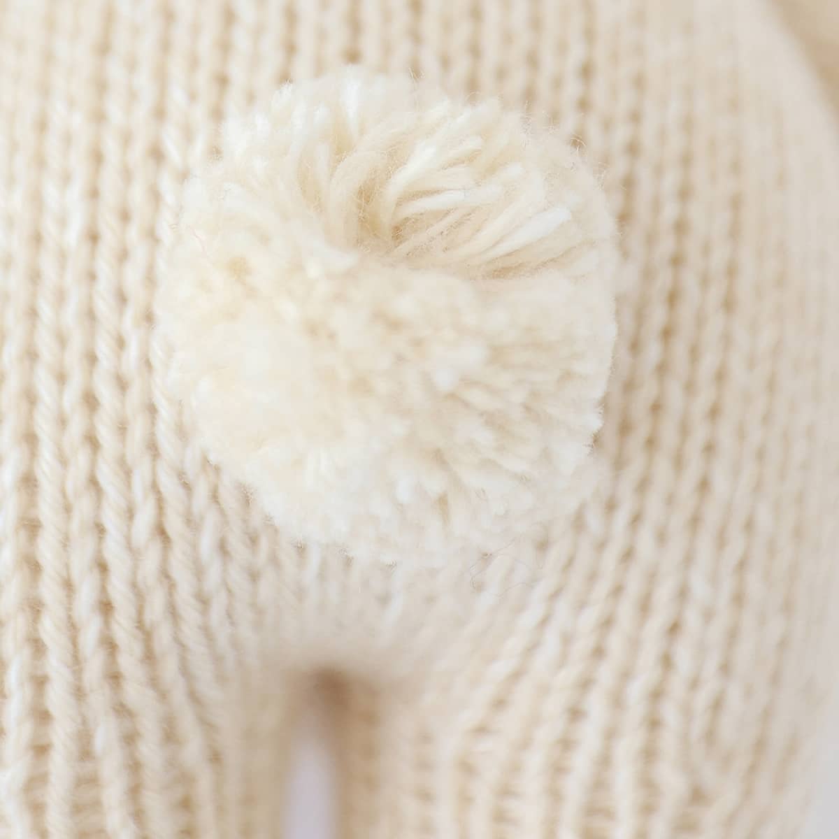 Cuddle + Kind Hand-Knit Doll - Baby Bunny (oatmeal) - Image 6