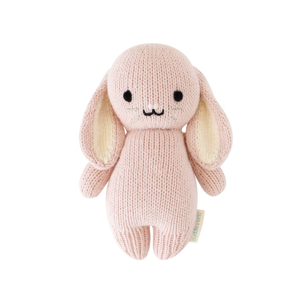 Cuddle + Kind Hand-Knit Doll - Baby Bunny (rose)