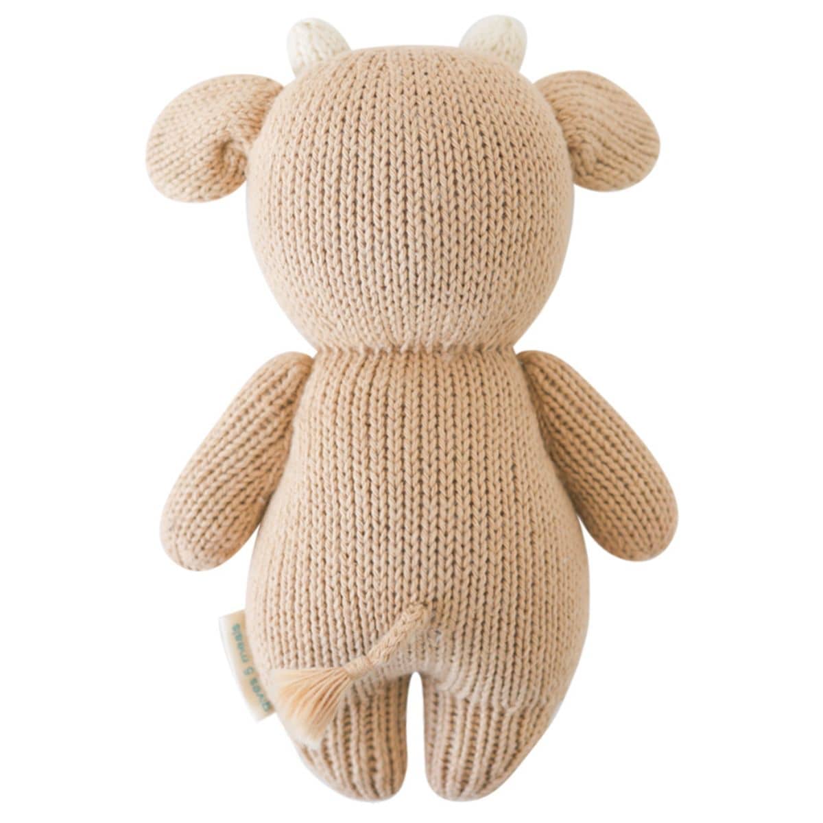 Cuddle + Kind Hand-Knit Doll - Baby Cow (jersey) - Image 6