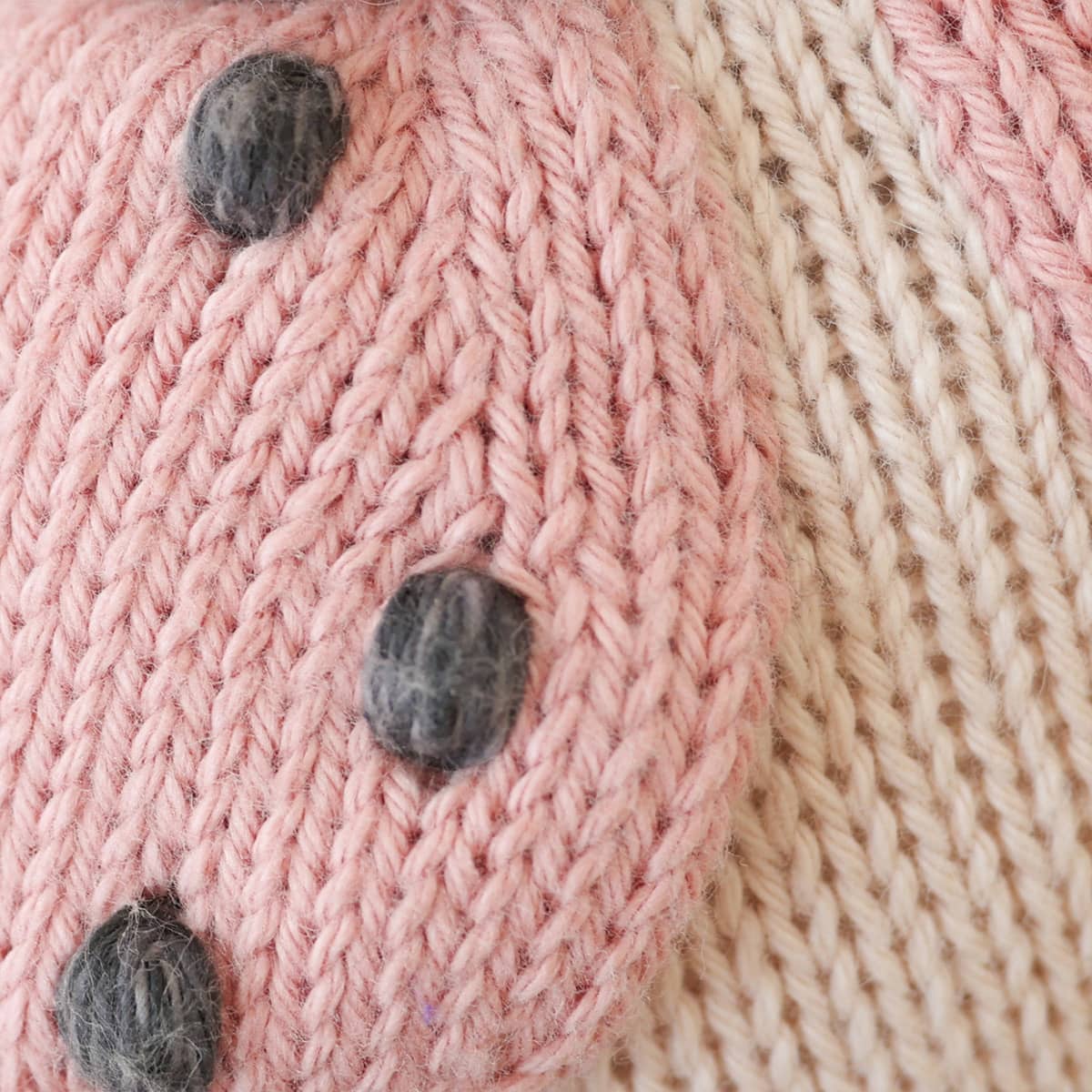 Cuddle + Kind Hand-Knit Doll - Baby Ladybug - Image 5