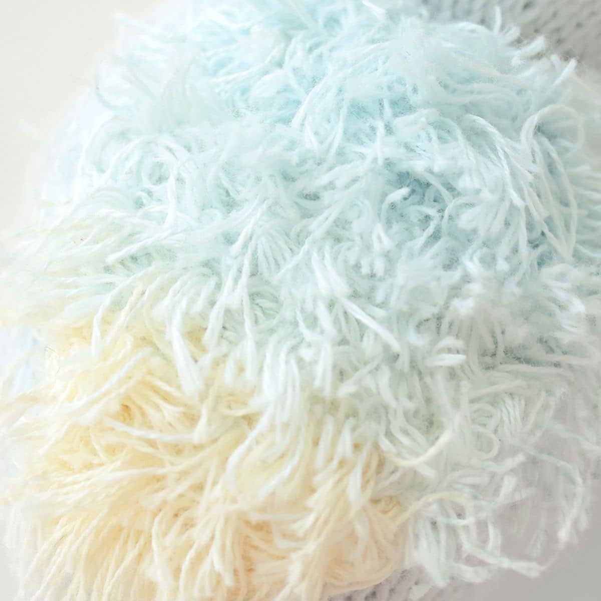 Cuddle + Kind Hand-Knit Doll - Baby Parrot (sky blue) - Image 4