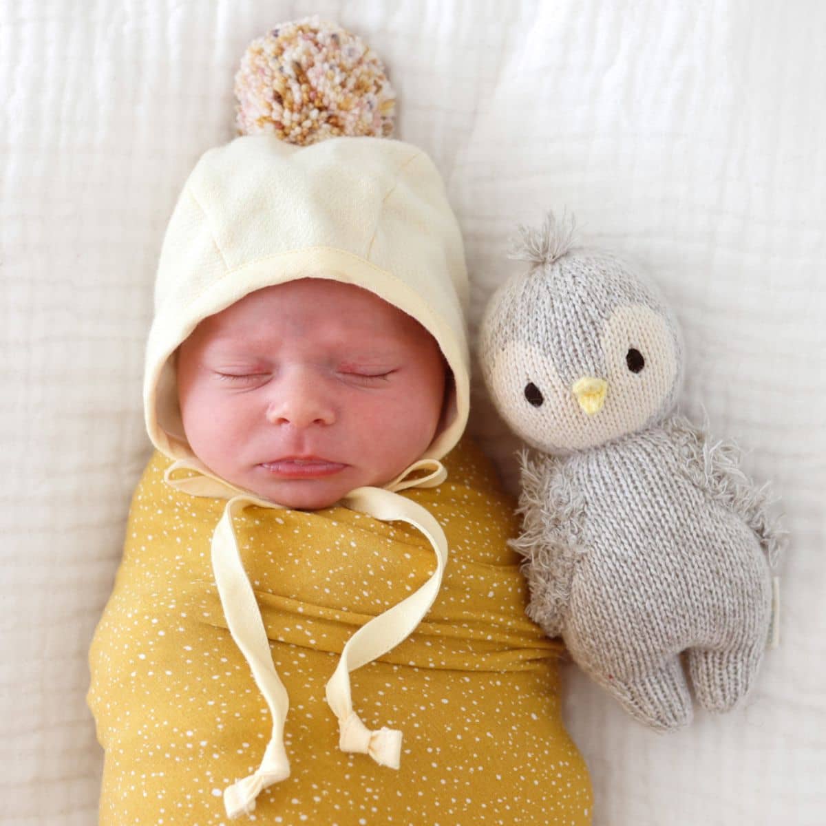 Cuddle + Kind Hand-Knit Doll - Baby Penguin - Image 2