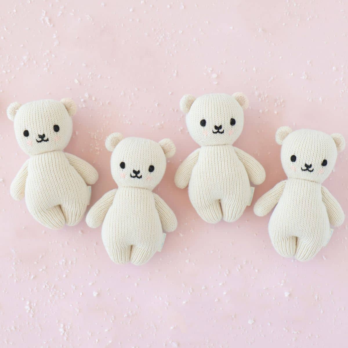 Cuddle + Kind Hand-Knit Doll - Baby Polar Bear - Image 4