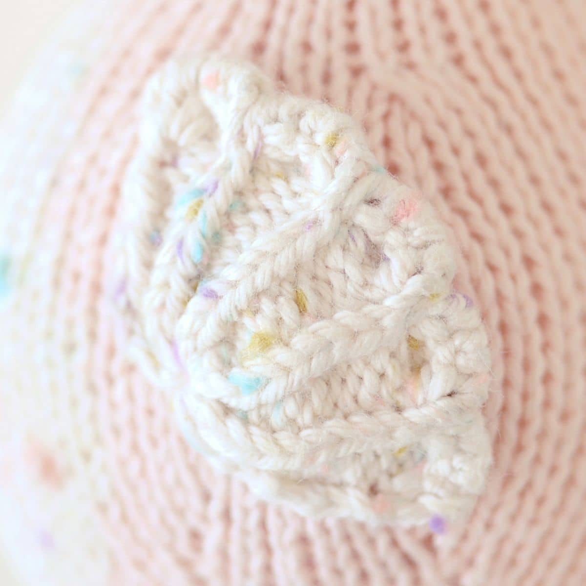 Cuddle + Kind Hand-Knit Doll - Baby Seahorse (powder pink) - Image 3